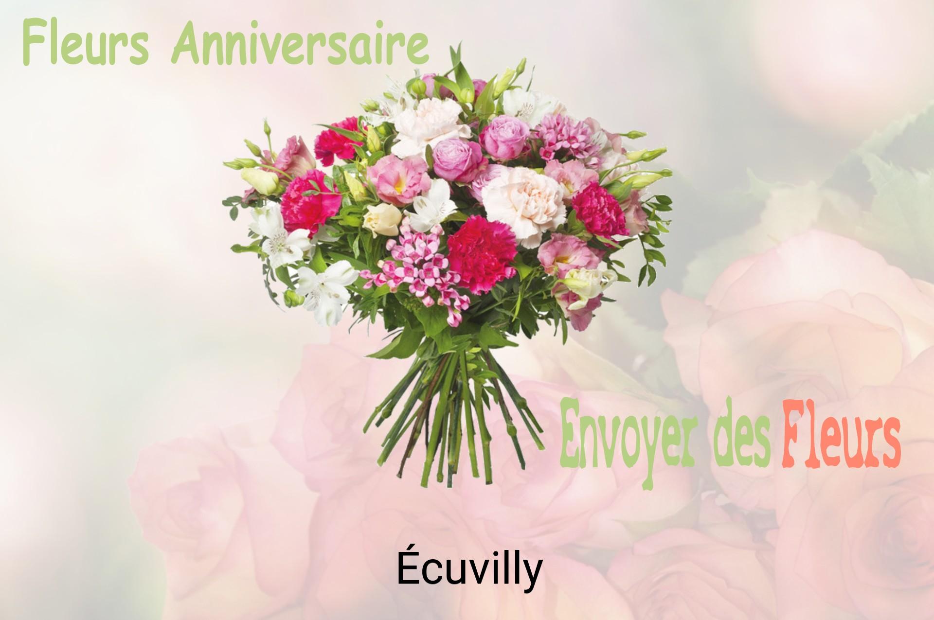 Bouquet de fleurs d’anniversaire livré à Écuvilly