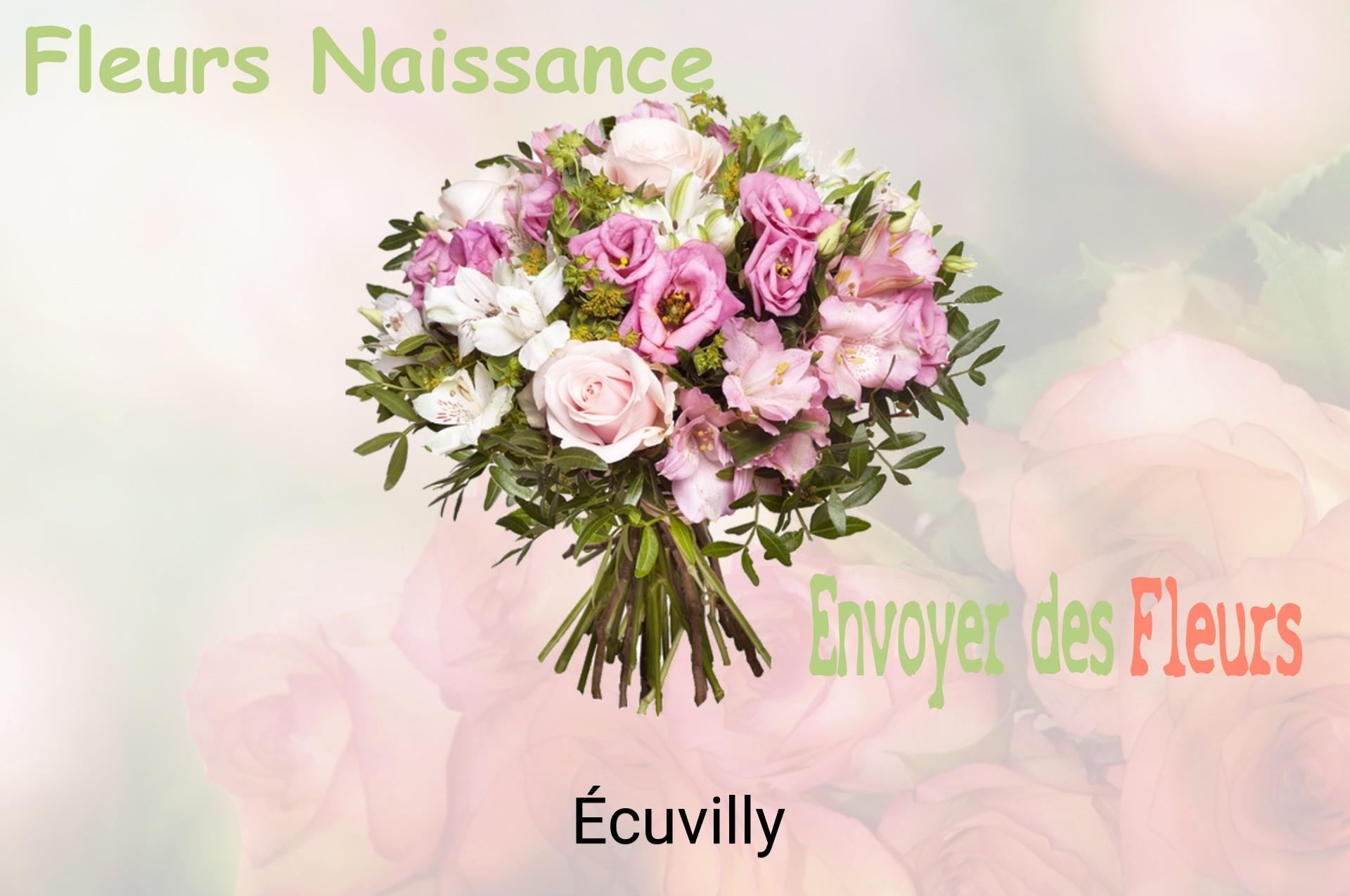 Bouquet de fleurs de naissance livré à Écuvilly